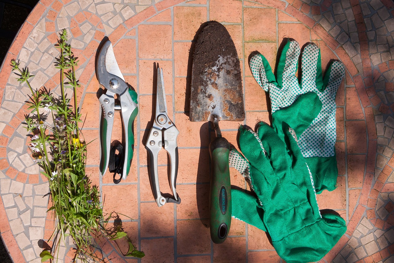 Przechowywanie narzędzi ogrodniczych